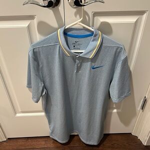 Nike Men's Medium Blue Polo Shirt